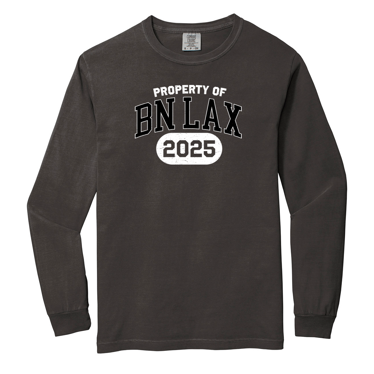 BN Lax Comfort Colors Garment Dyed Long Sleeve Tee