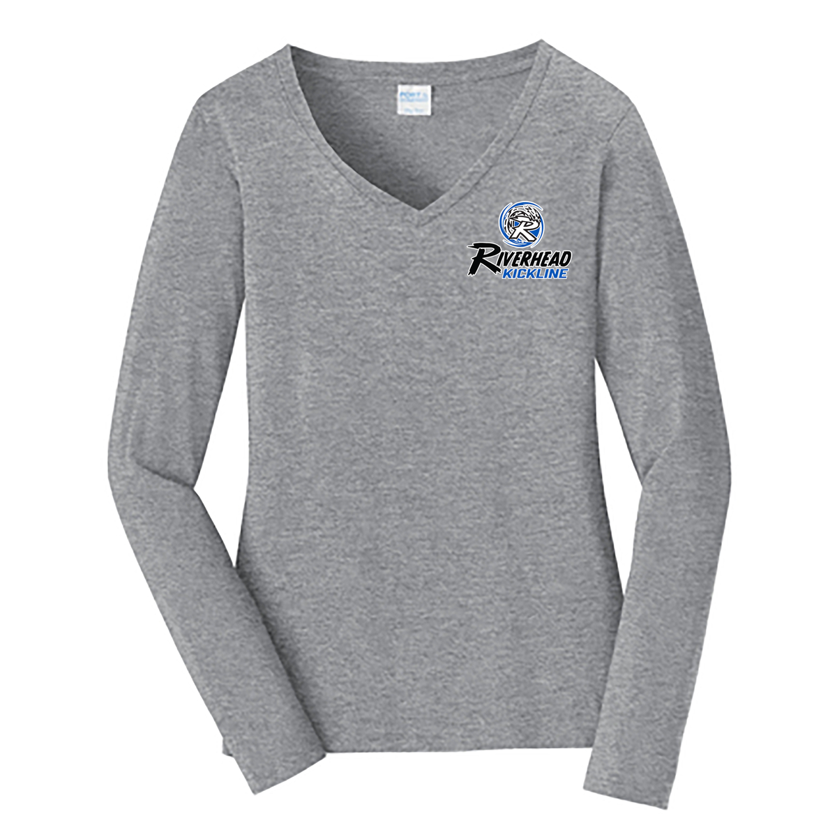 Riverhead Kickline Ladies Long Sleeve Fan Favorite V-Neck Tee