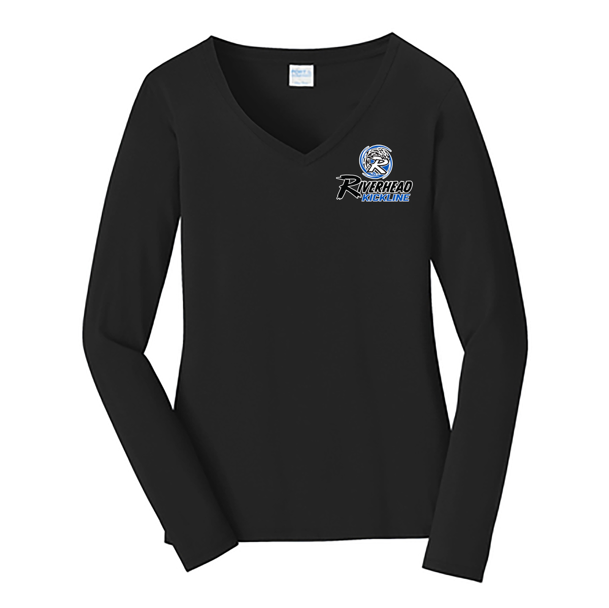 Riverhead Kickline Ladies Long Sleeve Fan Favorite V-Neck Tee