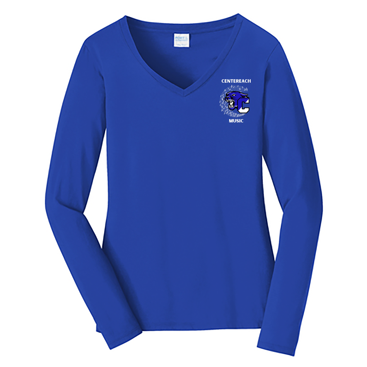 Centereach Music Ladies Long Sleeve Fan Favorite V-Neck Tee (Copy)