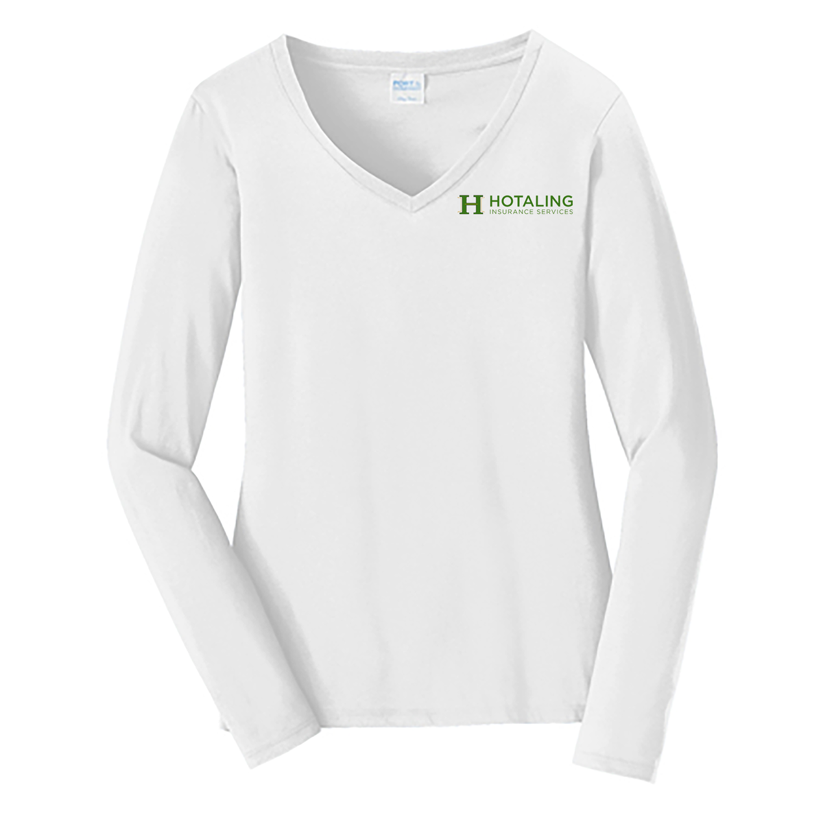 Hotaling Insurance Ladies Long Sleeve Fan Favorite V-Neck Tee