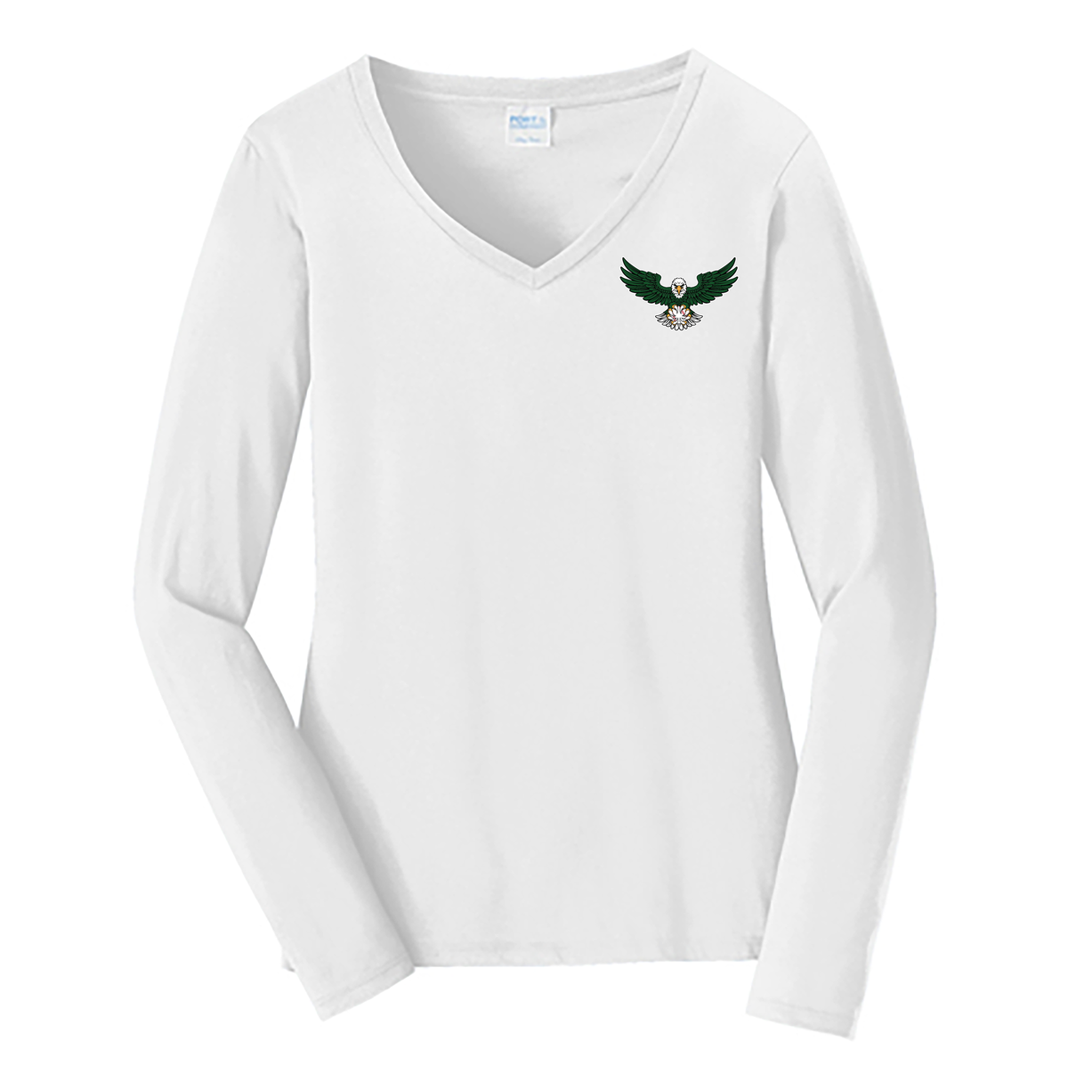 Bayville Falcons Baseball Ladies Long Sleeve Fan Favorite V-Neck Tee