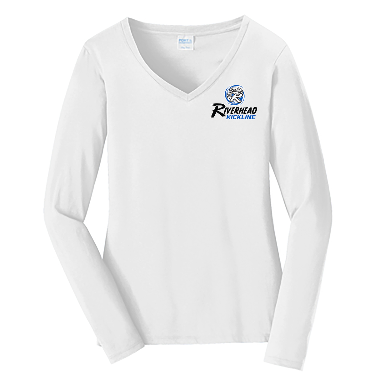 Riverhead Kickline Ladies Long Sleeve Fan Favorite V-Neck Tee