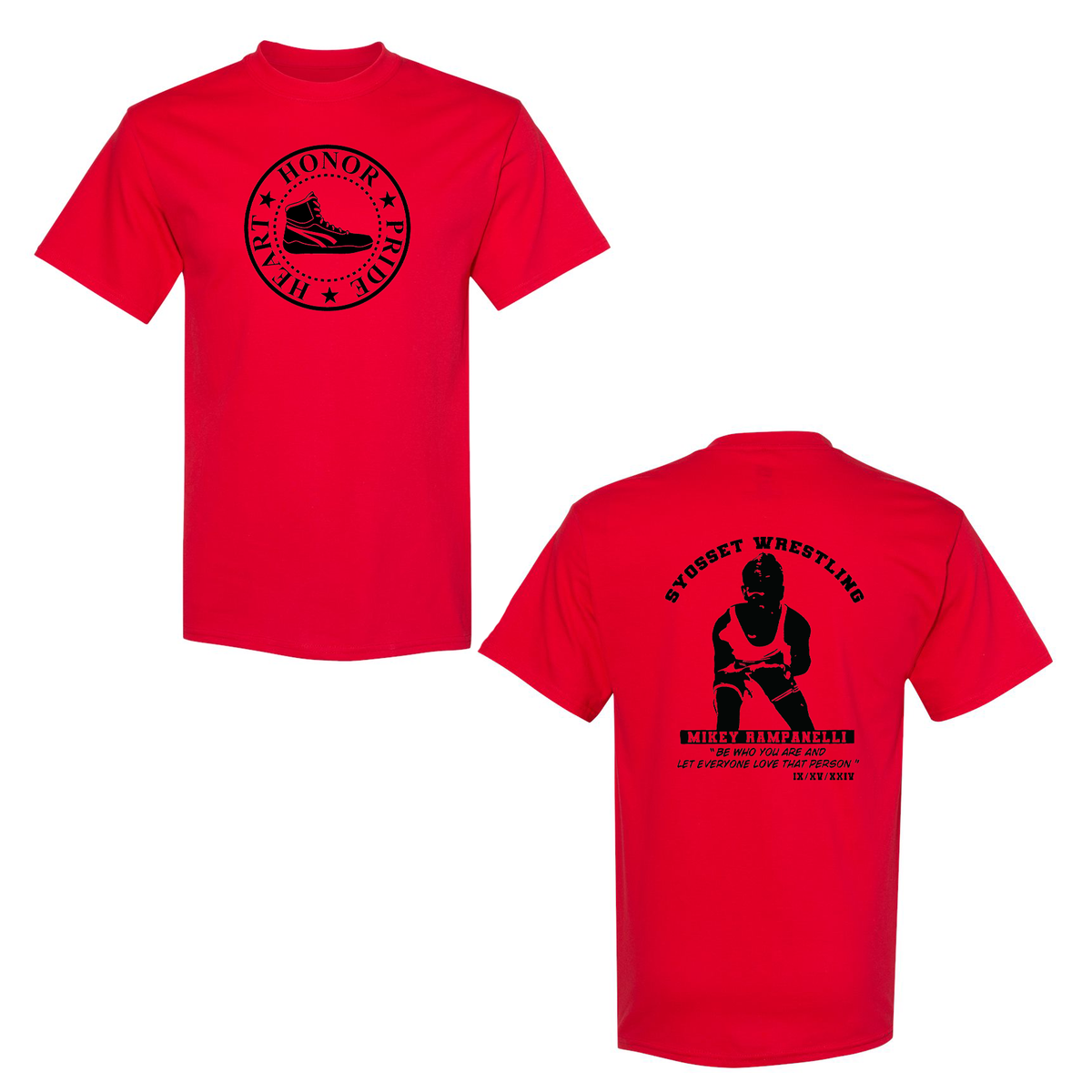 Syosset Wrestling: Mikey Rampanelli T-Shirt