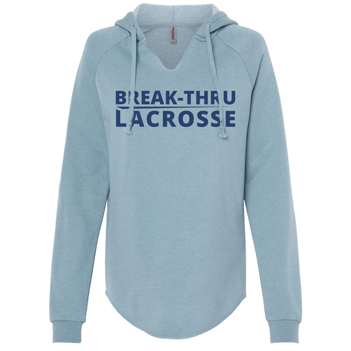 Break-Thru Lacrosse Lightweight California Wave Wash Hooded Sweatshirt