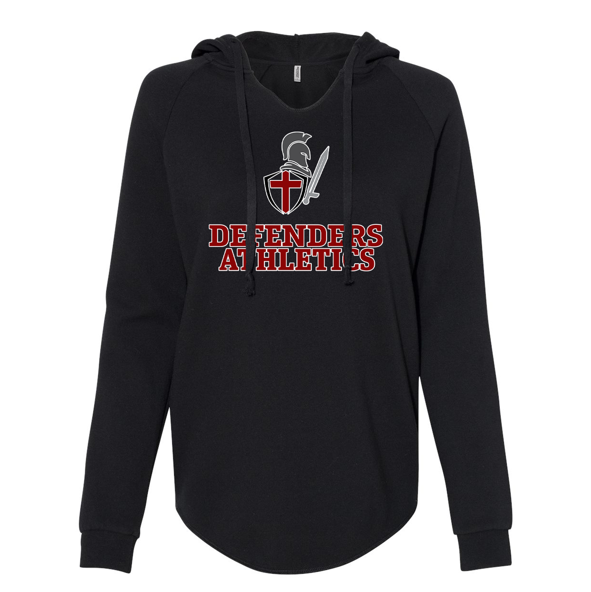 Hawthorne Christian Academy Women’s Lightweight California Wave Wash Hooded Sweatshirt