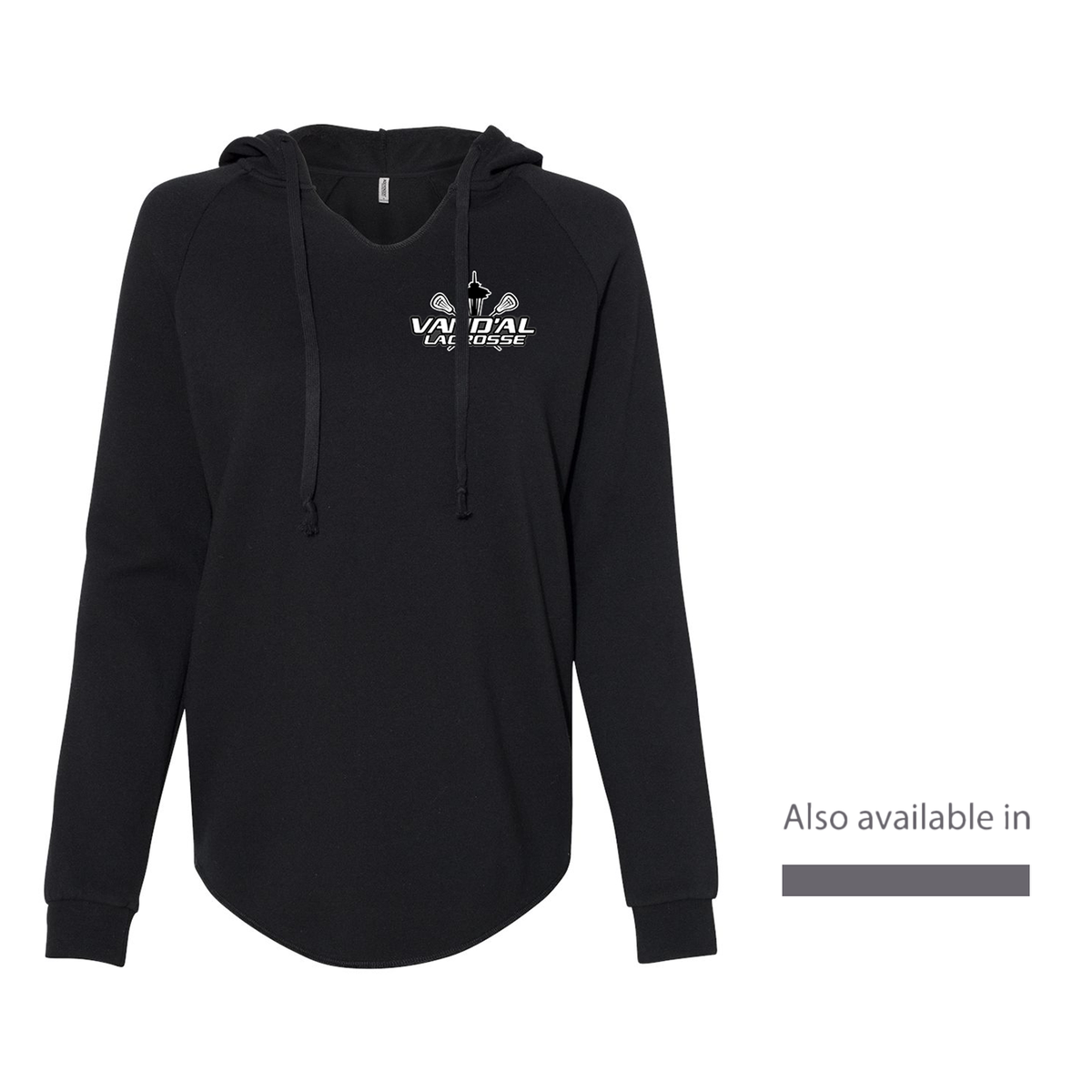 Vand'al Lacrosse Independent Trading Co. Women’s Lightweight California Wave Wash Hooded Sweatshirt