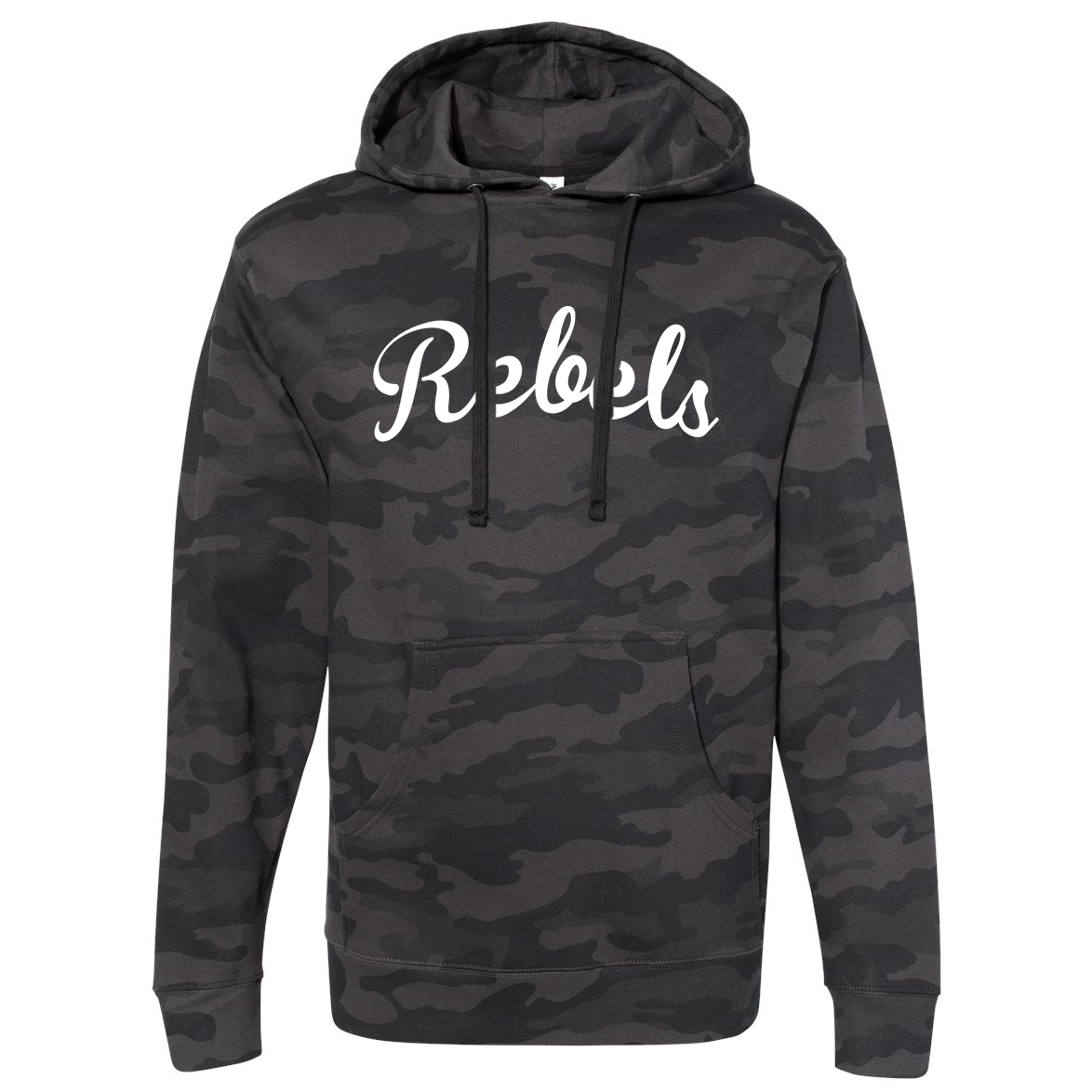 Rebels 2029 Black Independent Trading Co. Midweight Hoodie