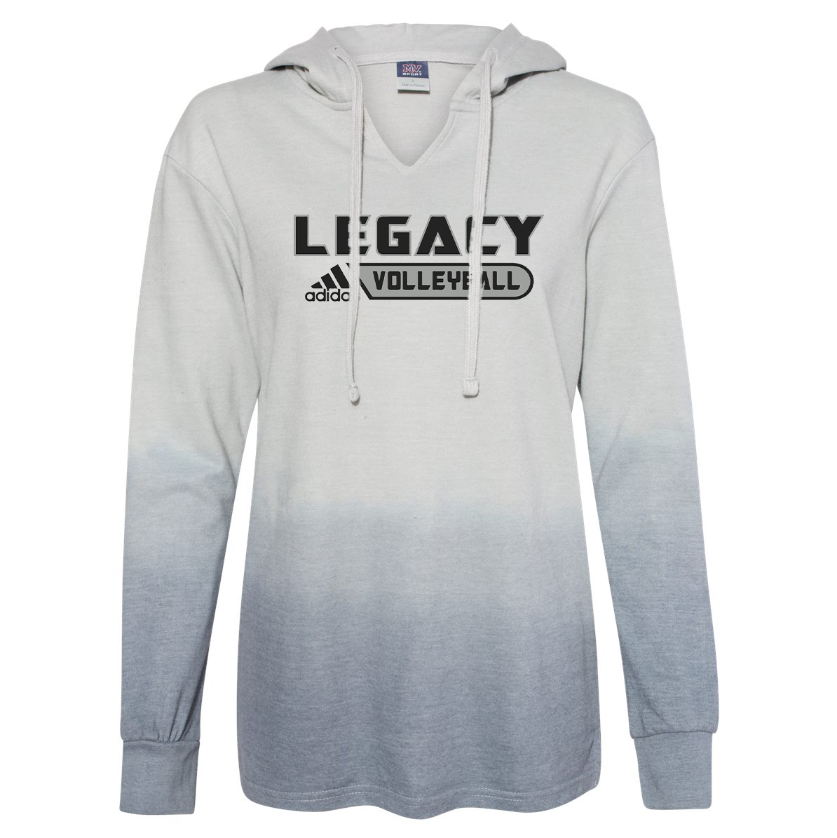 Legacy Volleyball Club Women's French Terry Ombre Hooded Sweatshirt