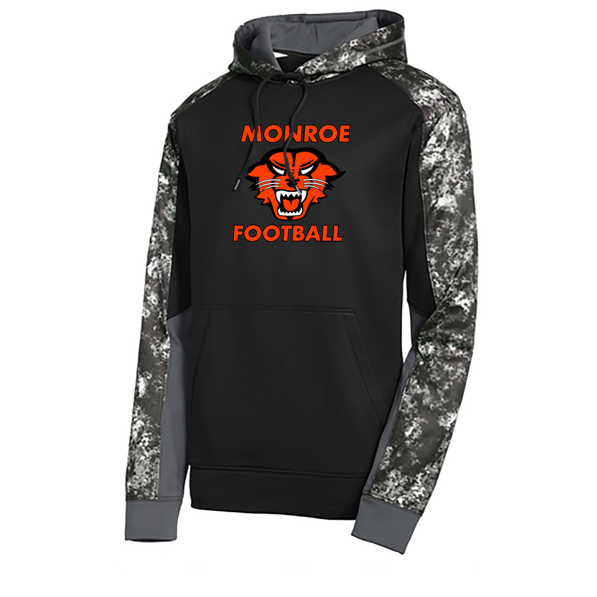 Monroe HS Football Mineral Freeze Colorblock Hoodie