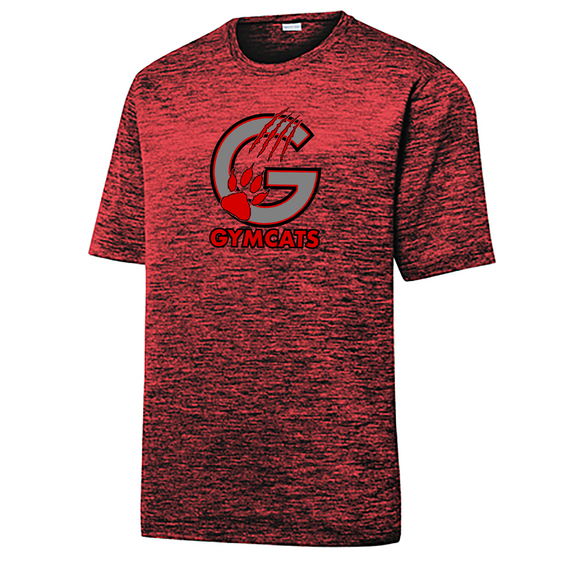 Gymcats Gymnastics Electric Heather Tee