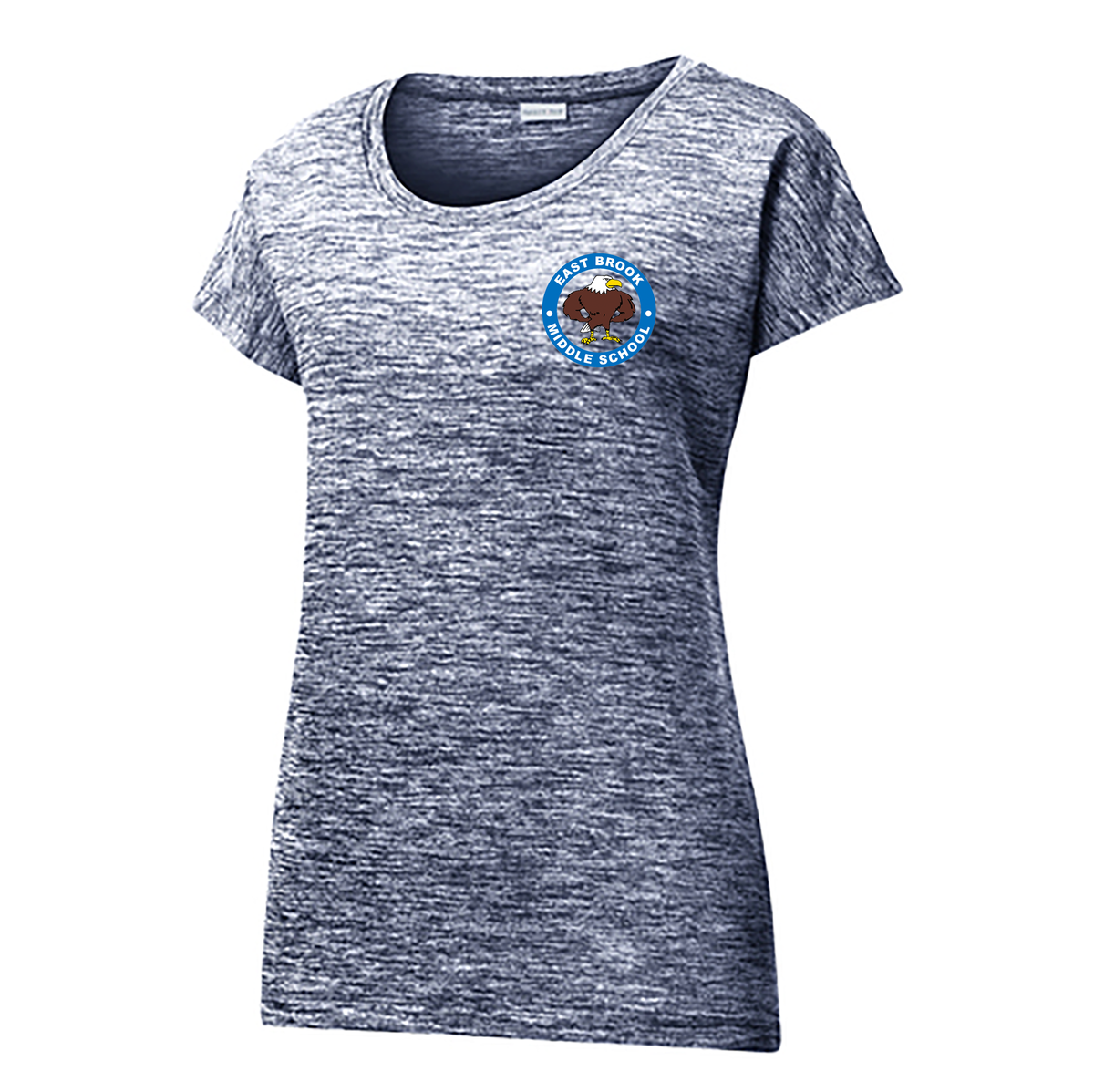 East Brook Middle School Women's Electric Heather Tee