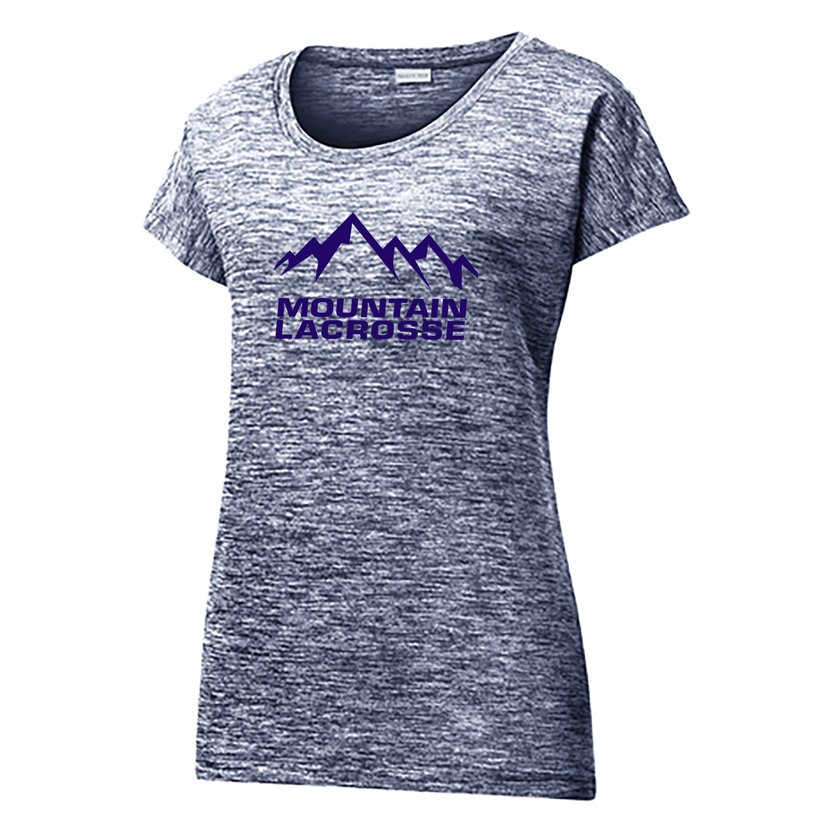 Mountain Lacrosse League Ladies Electric Heather Tee