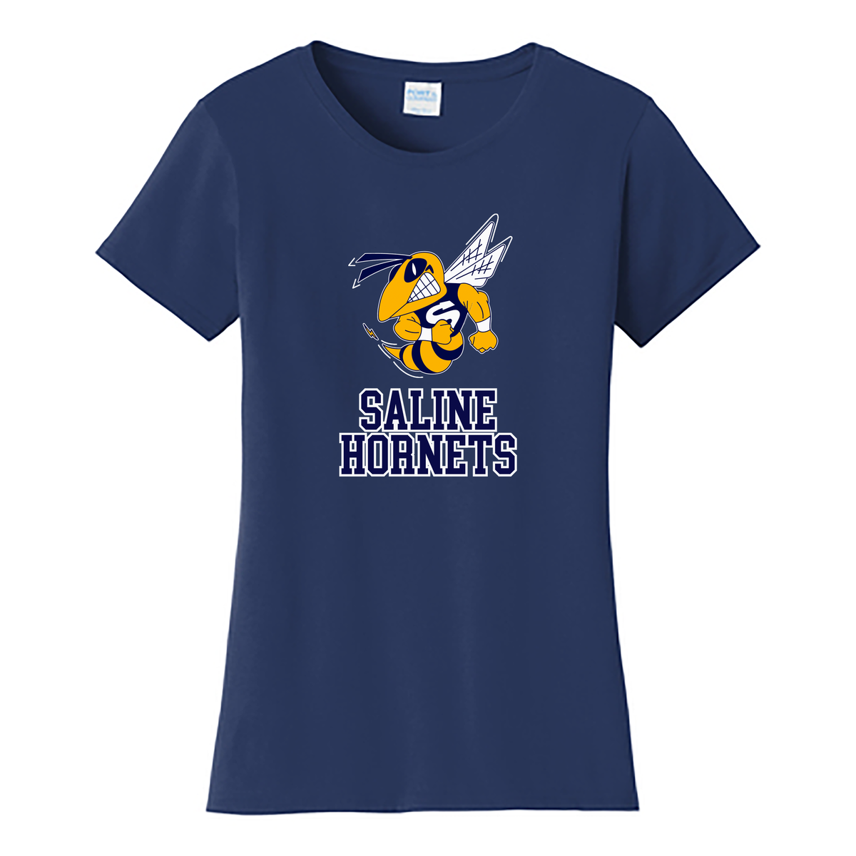 Saline Hornets Hockey Ladies Fan Favorite Tee