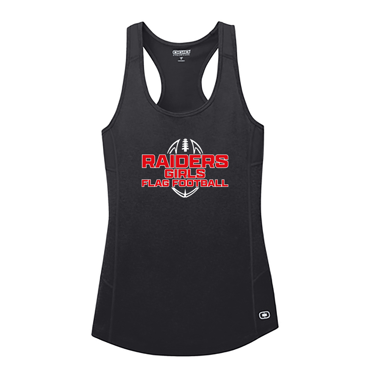 PM Raiders Flag Football OGIO® Endurance Ladies Racerback Tank