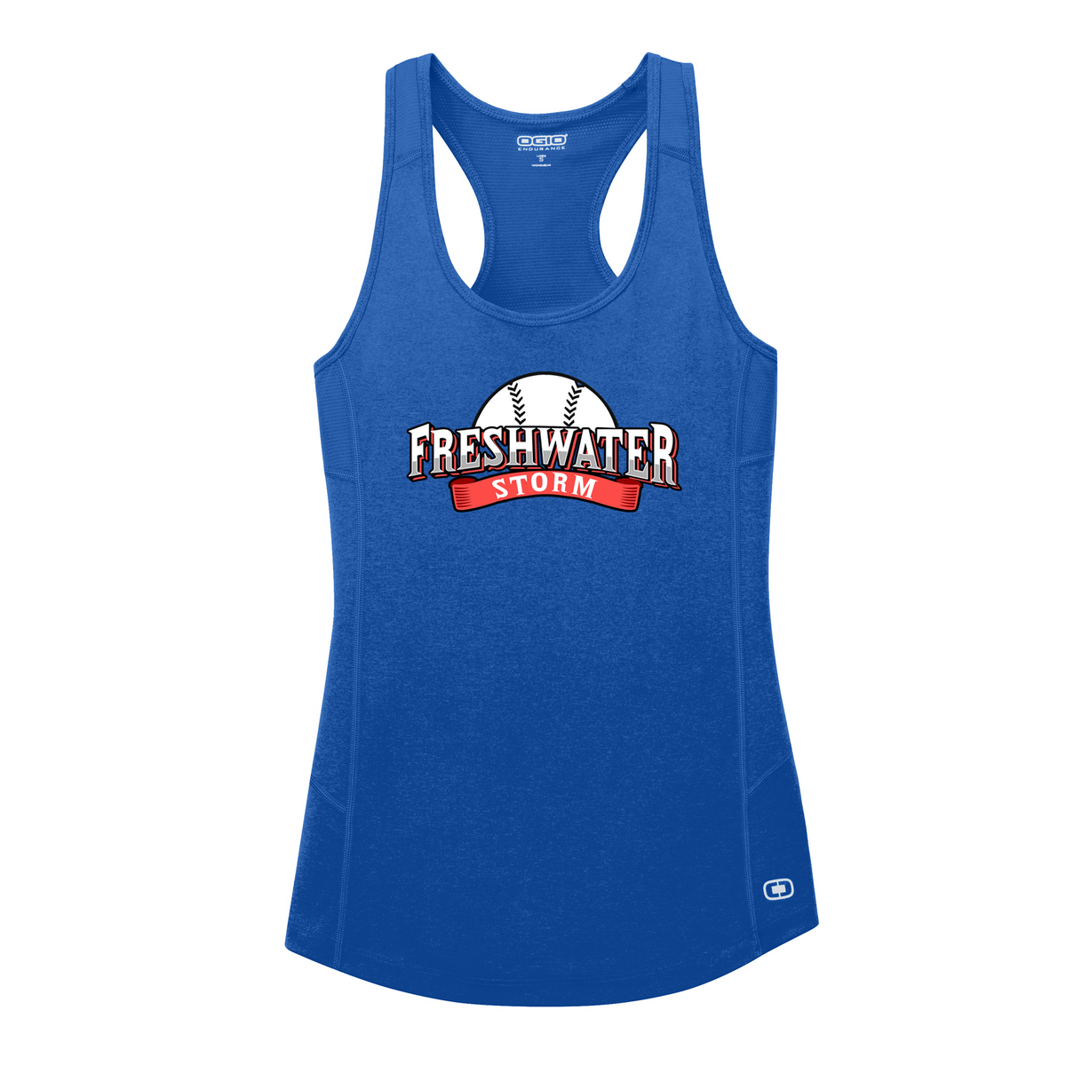 Freshwater Storm Baseball OGIO® Endurance Ladies Racerback Tank