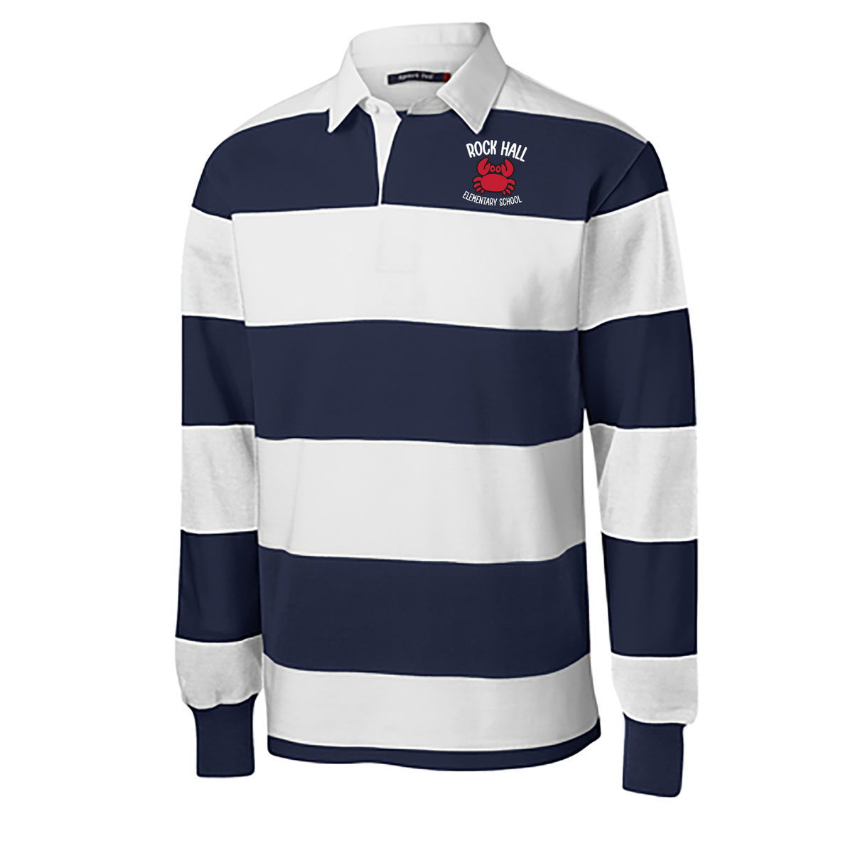 Rock Hall Elementary School Classic Long Sleeve Rugby Polo