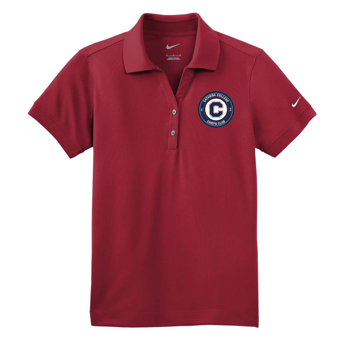 Catawba College Chiefs Club Nike Ladies Dri-FIT Classic Polo
