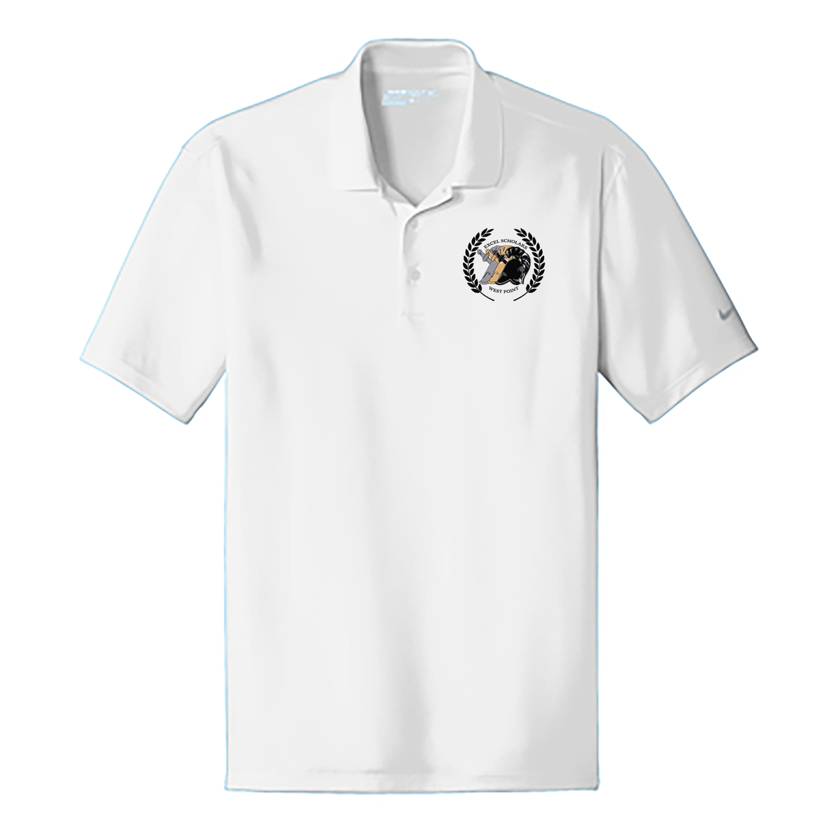 EXCEL Scholars West Point Nike Dri-FIT Classic Fit Players Polo with Flat Knit Collar