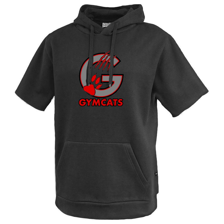 Gymcats Gymnastics Fleece Short Sleeve Hoodie