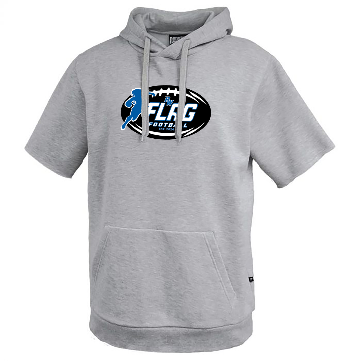 Port Washington Flag Football Short Sleeve Hoodie