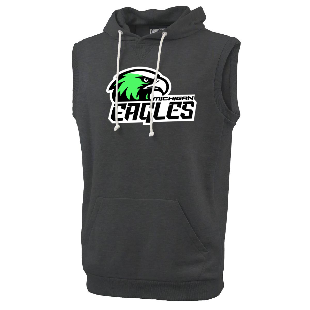 Michigan Eagles Football Sleeveless Hoodie