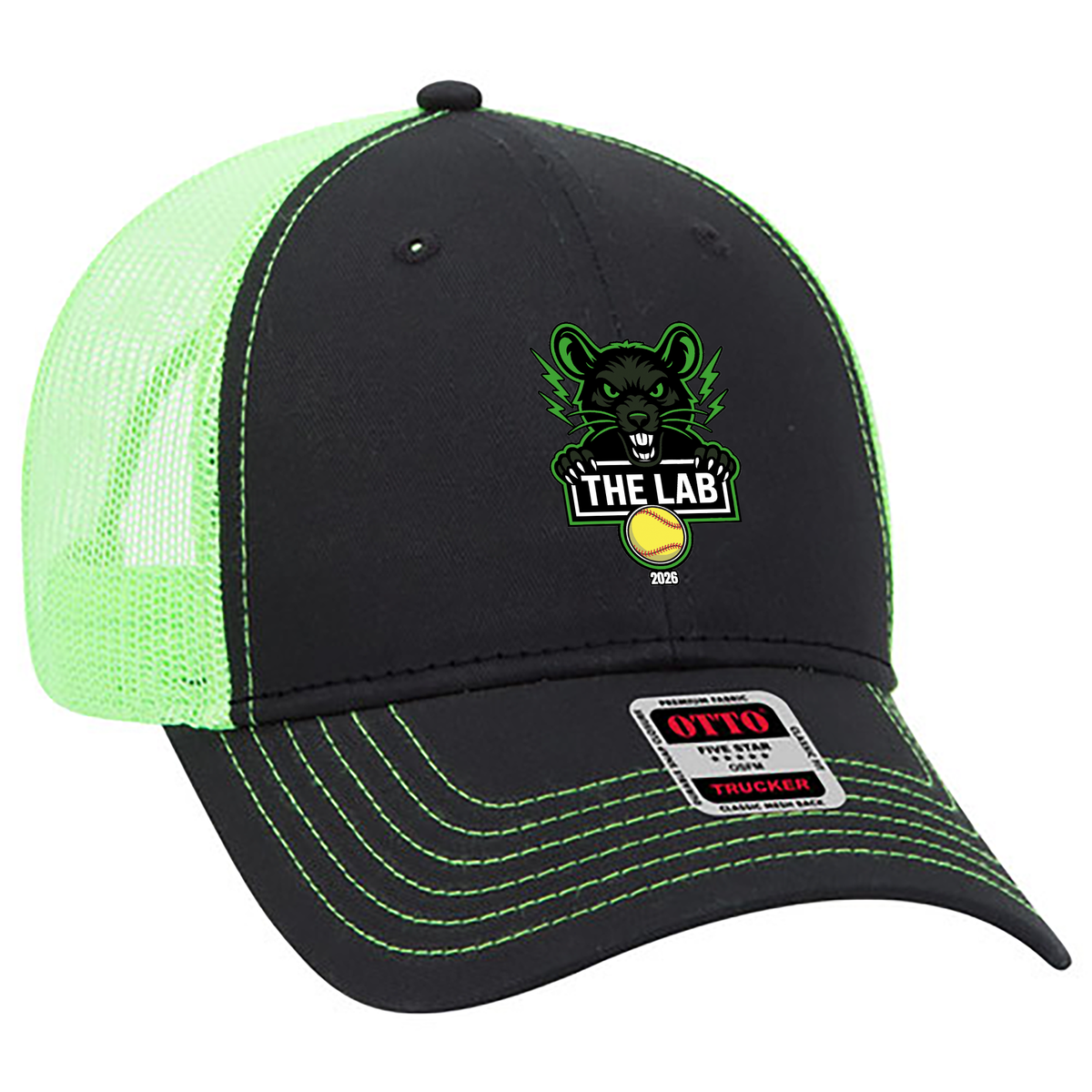 The Lab Softball Low Profile Trucker