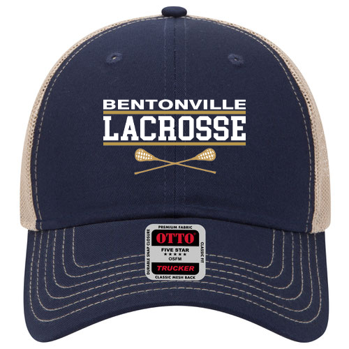 Bentonville Lacrosse Low Profile Mesh Back Trucker