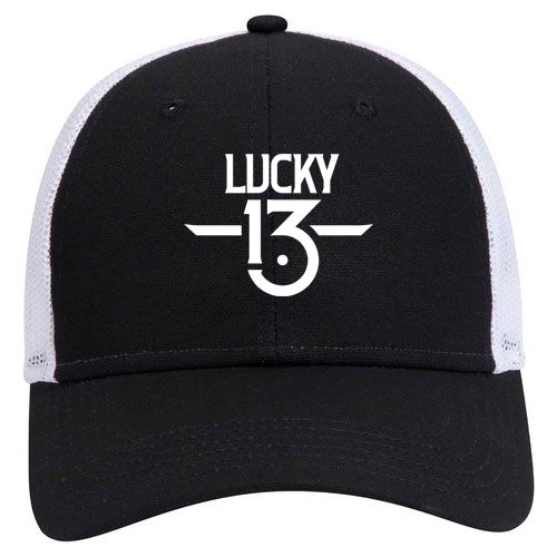 Lucky 13 Creative  Mesh Back Trucker Hat