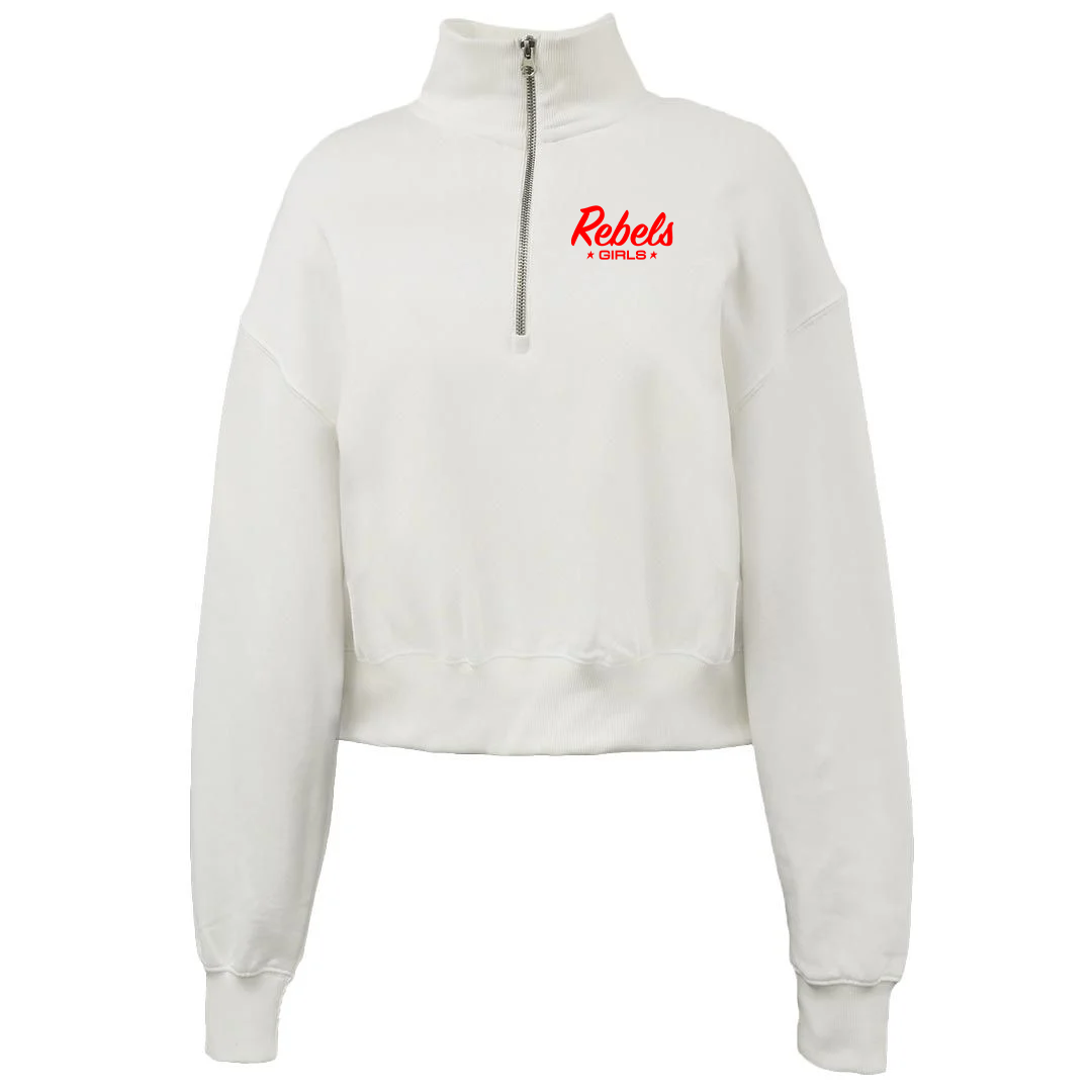 Rebels LC Girls Lacrosse Team Cropped Fleece 1/4 Zip