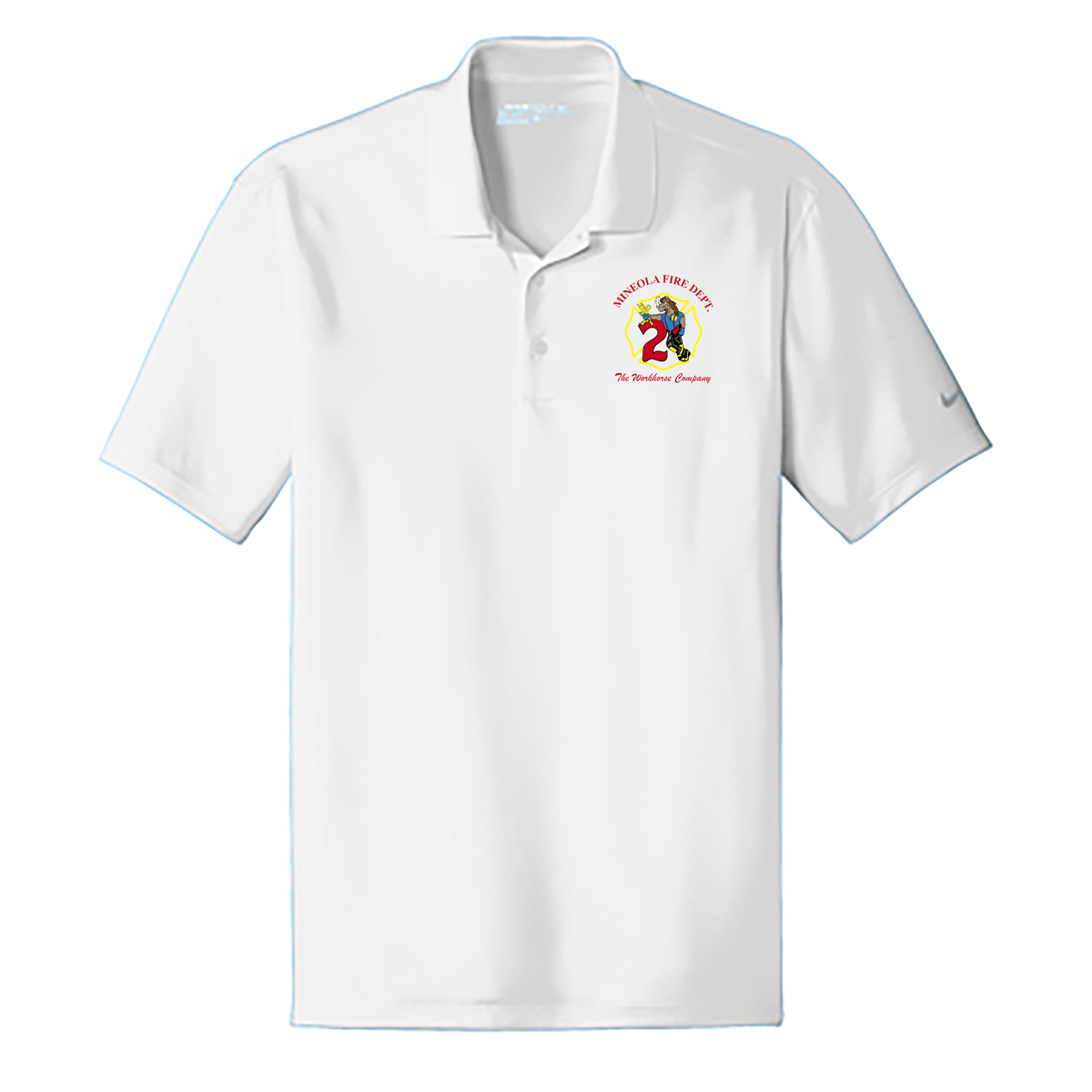 Mineola Fire Dept. Nike Dri-FIT Classic Fit Players Polo with Flat Knit Collar