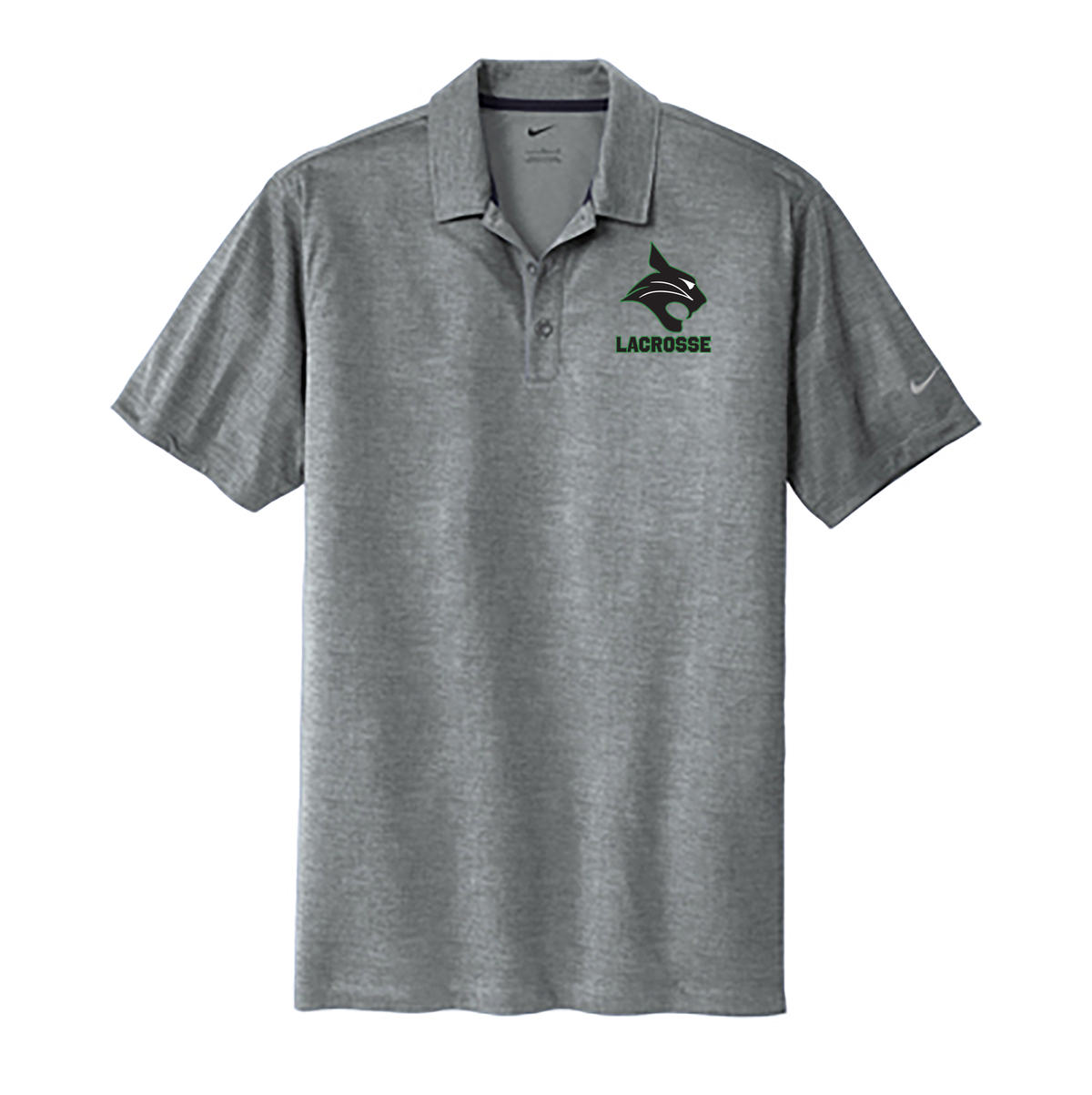 Bluffton High School Lacrosse Nike Dri-FIT Crosshatch Polo