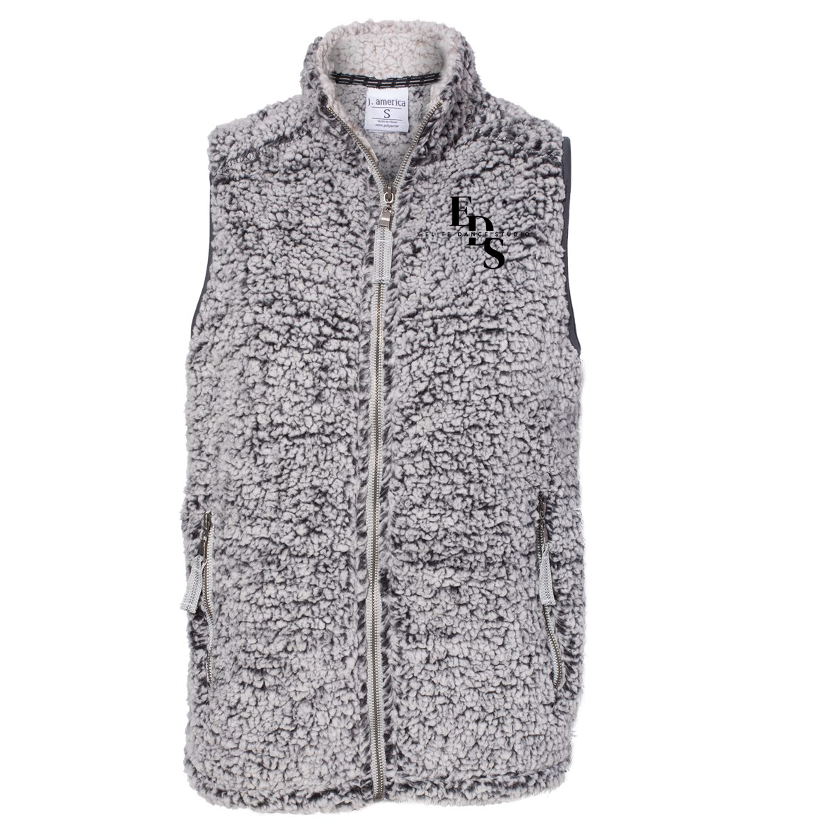 Elite Dance Studio Women’s Epic Sherpa Full-Zip Vest