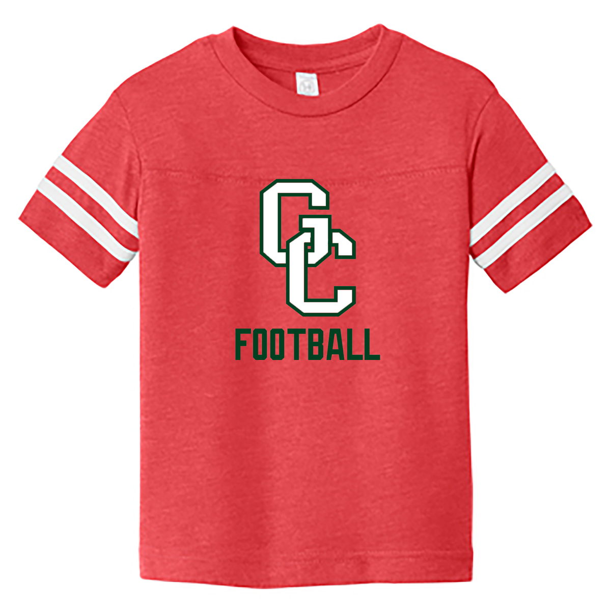 Glen Cove Football Toddler Football Fine Jersey Tee