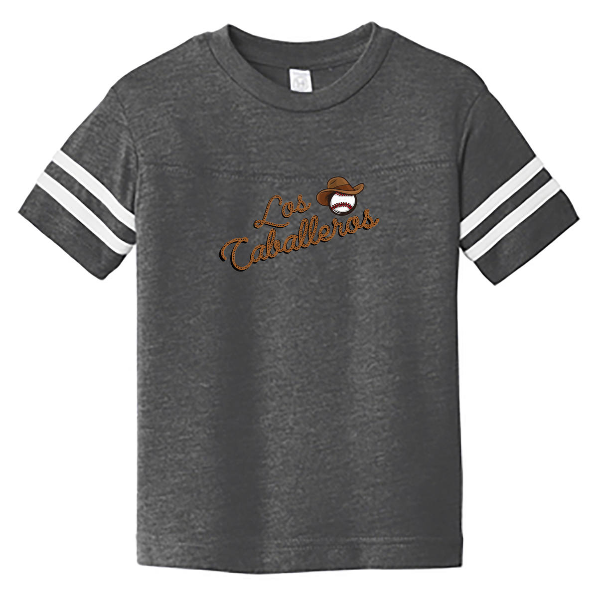 Caballeros Baseball Toddler Football Fine Jersey Tee