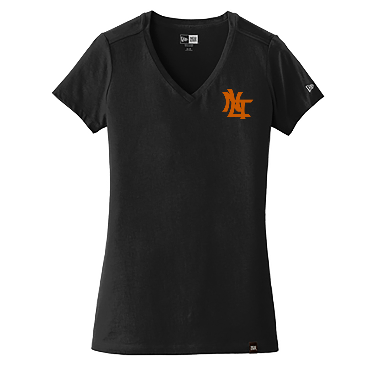 North Texas Baseball New Era Ladies Heritage Blend V-Neck Tee