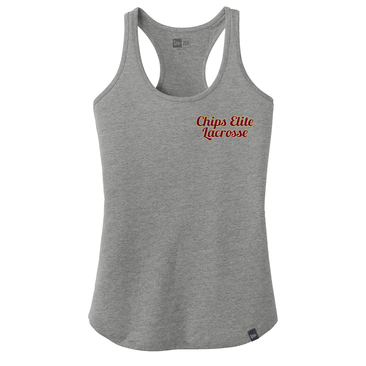 Chips Elite Lacrosse New Era Ladies Heritage Blend Tank