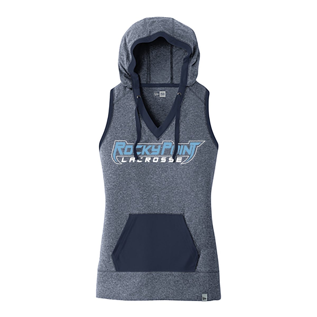 Rocky Point Girls Lacrosse New Era Ladies Heritage Blend Hoodie Tank