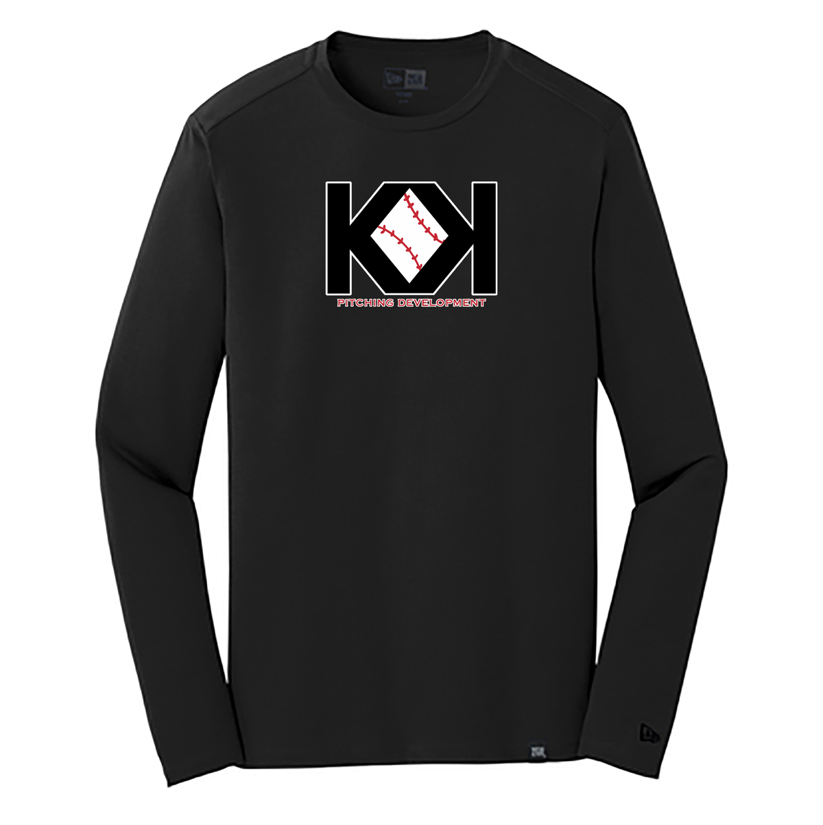 KK Pitching Development New Era Heritage Blend Long Sleeve Crew Tee