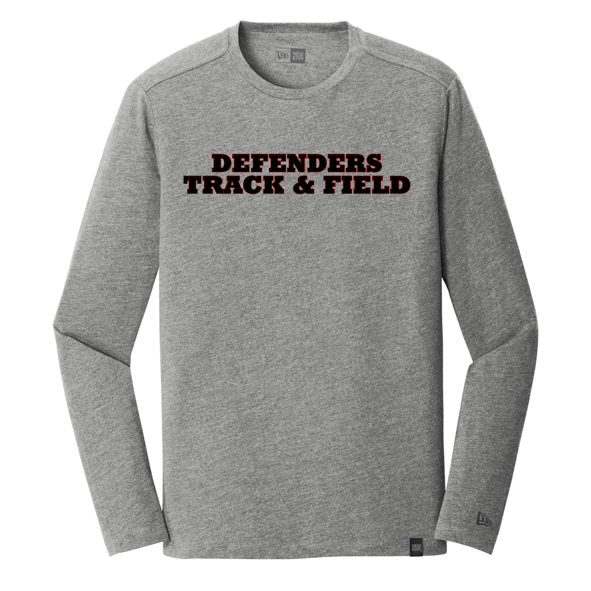 Defenders Track & Field New Era Heritage Blend Long Sleeve Crew Tee