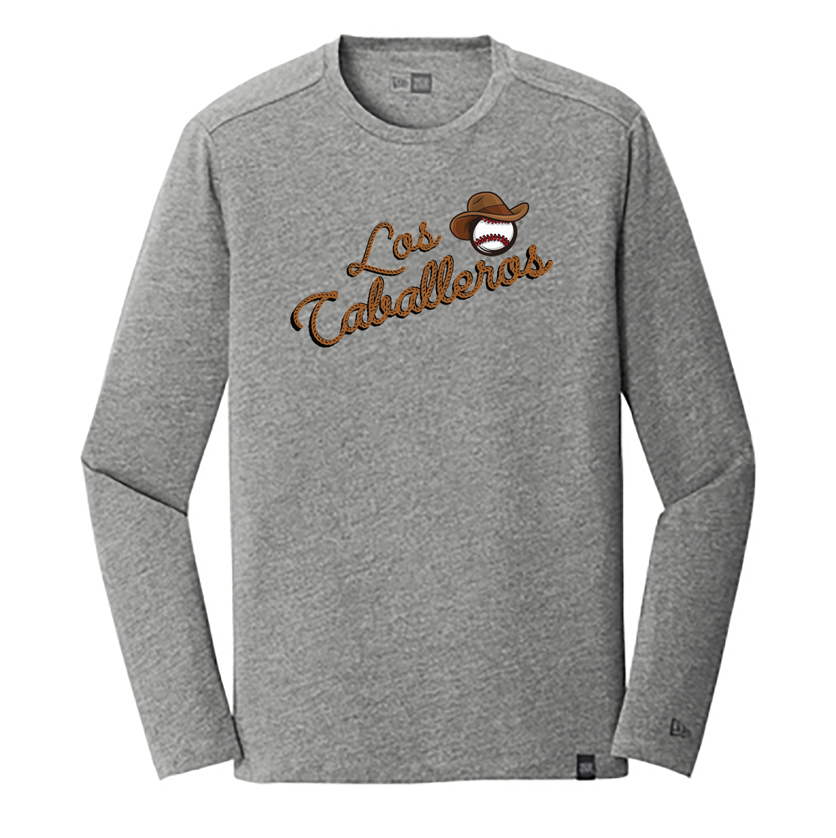 Caballeros Baseball New Era Heritage Blend Long Sleeve Crew Tee