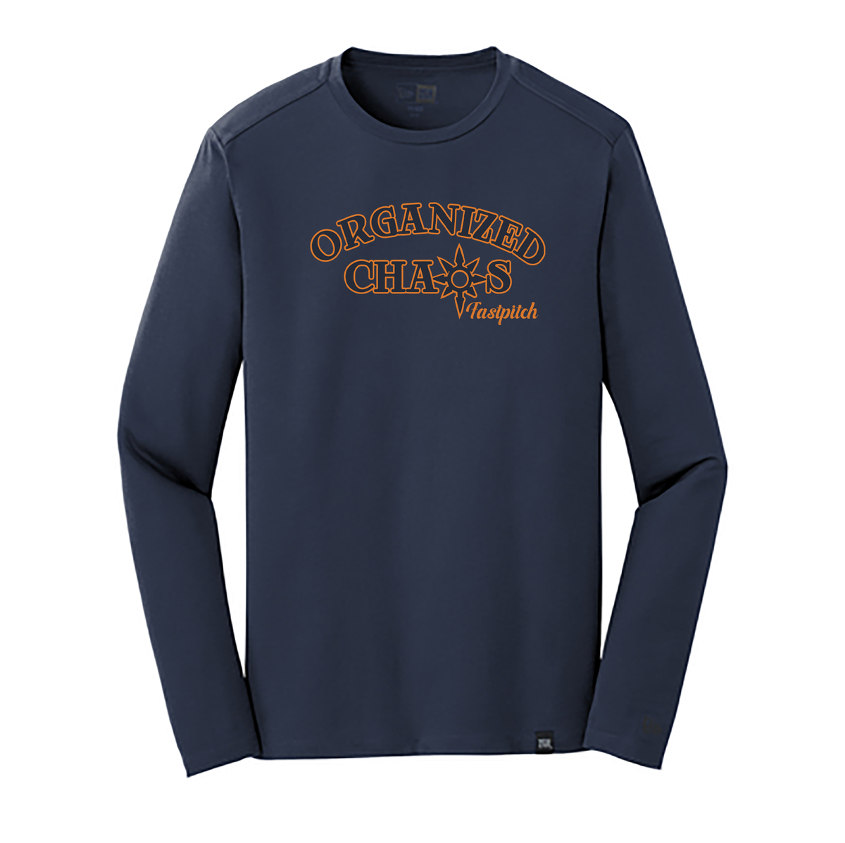 Organized Chaos Softball New Era Heritage Blend Long Sleeve Crew Tee