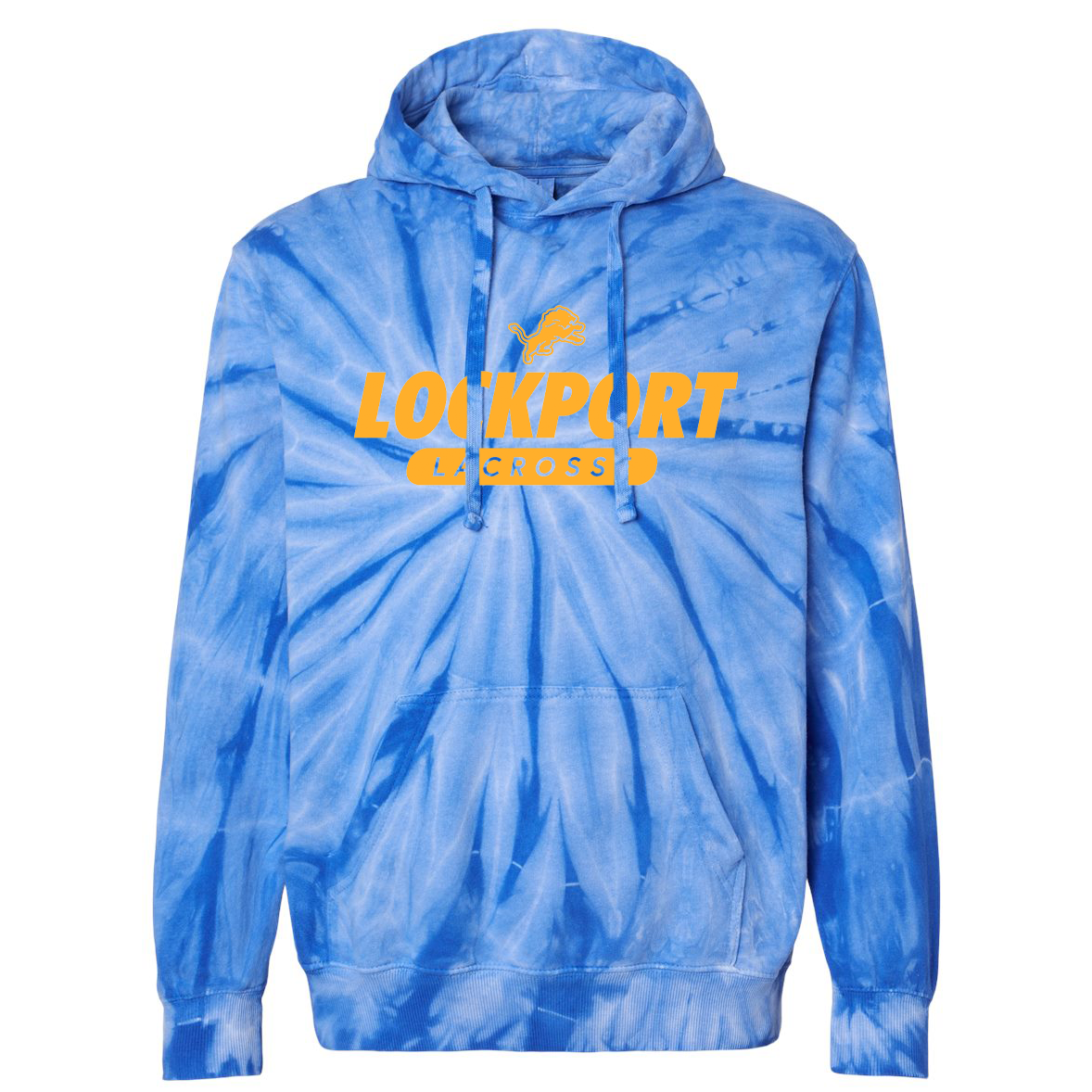 Lockport High School Cyclone Tie-Dyed Hooded Sweatshirt