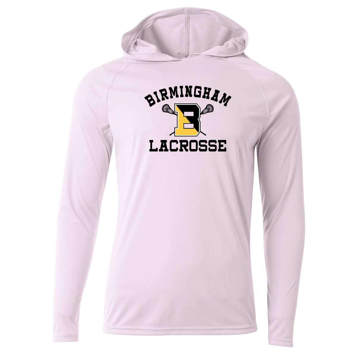 Birmingham Lacrosse Cooling Performance Long Sleeve Hooded Tee