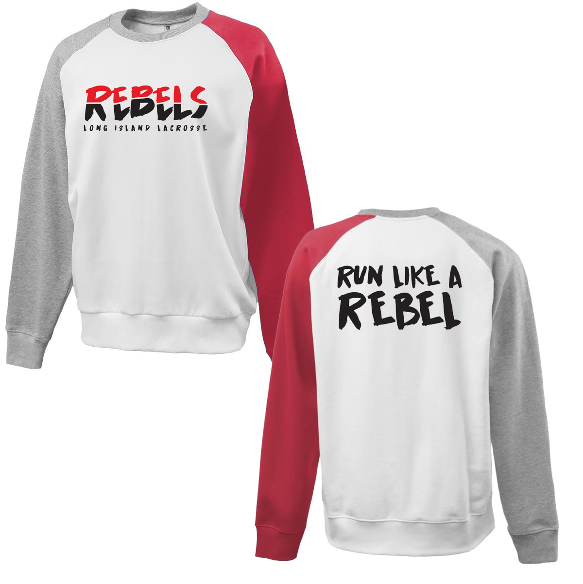 Rebels Lacrosse Colorblock Crew