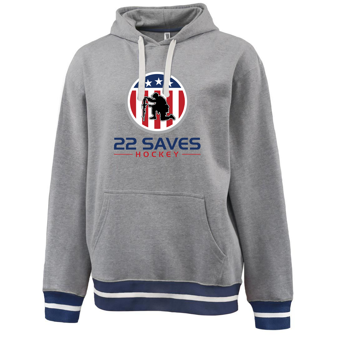 22 Saves Hockey Stadium Hoodie