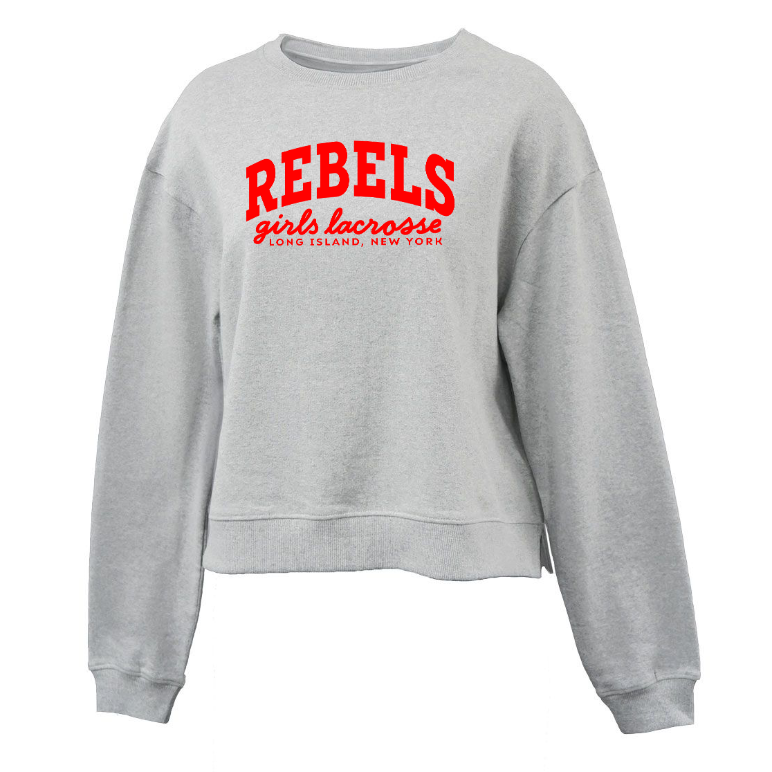 Rebels LC Girls Lacrosse Crop Fleece Crew