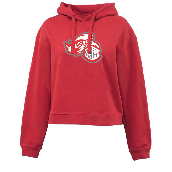 Red Raiders Lacrosse Crop Fleece Hoodie