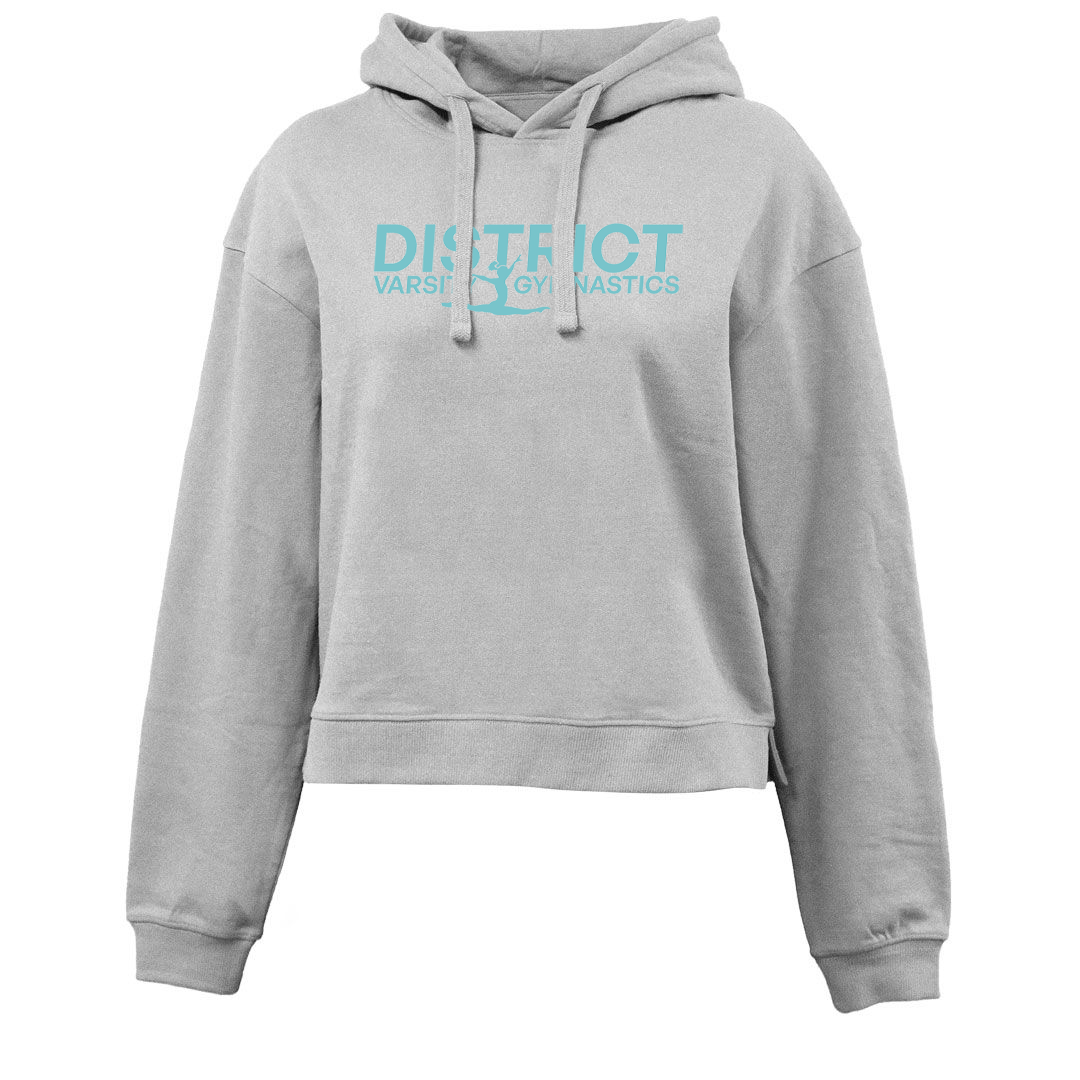 District Varsity Gymnastics Crop Fleece Hoodie