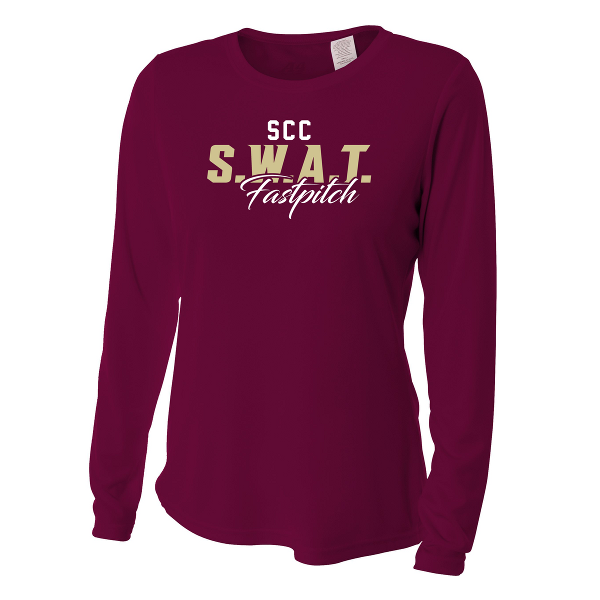 SCC S.W.A.T. Fastpitch A4 Women's Long Sleeve Performance Crew